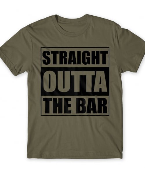 Straight Outta The Bar Pultos Póló - Szolgátatás