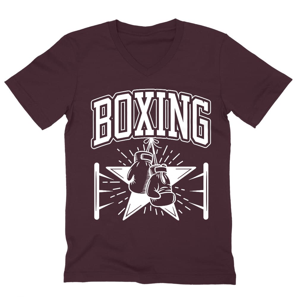 Boxing Férfi V-nyakú Póló