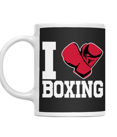 I Love Boxing Küzdősport Bögre - Sport