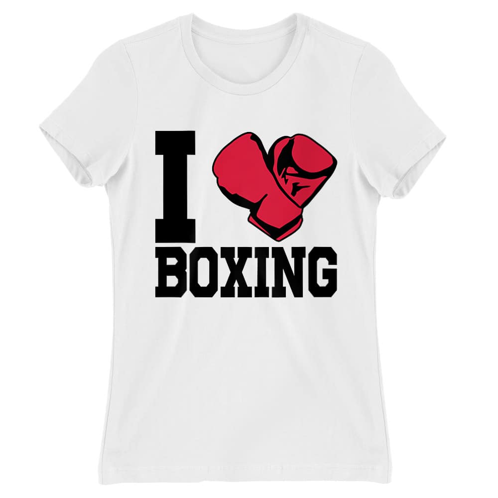 I Love Boxing Női Póló