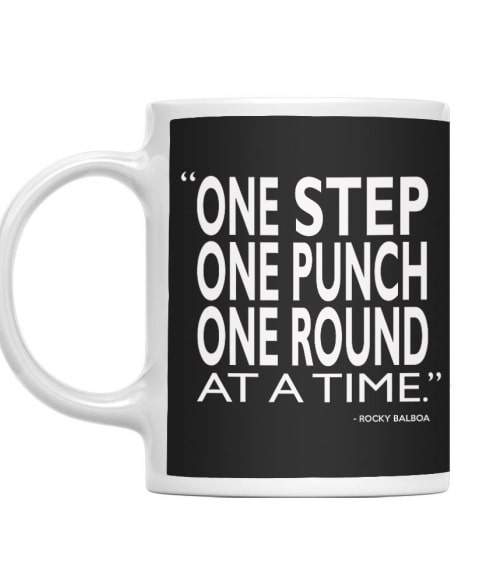 One Step, One Punch, One Round Box Bögre - Sport