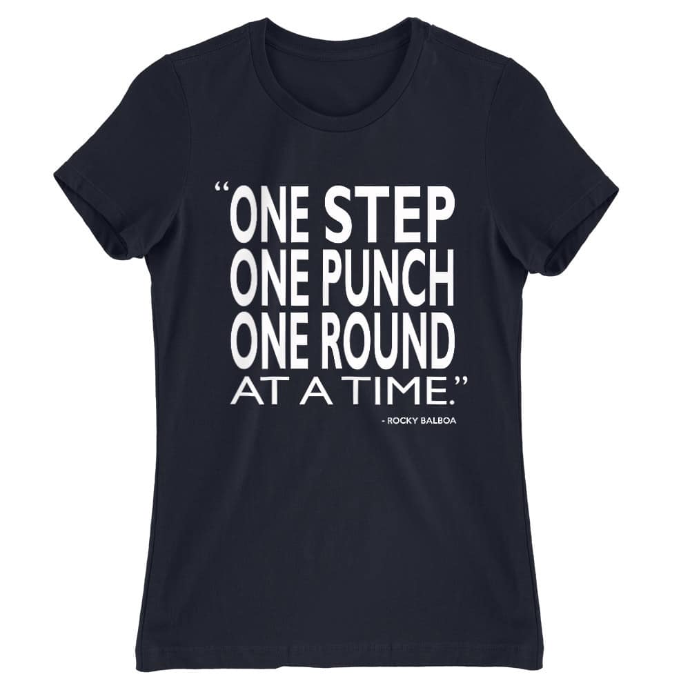 One Step, One Punch, One Round Női Póló