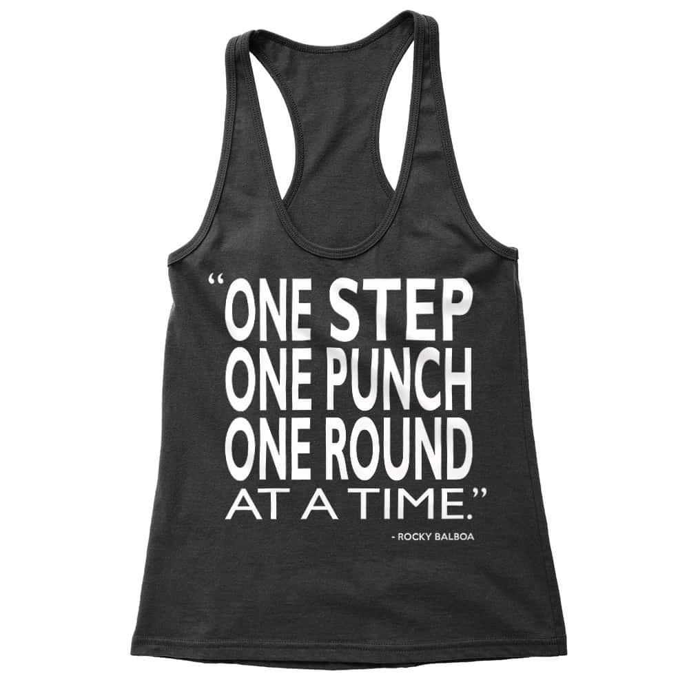 One Step, One Punch, One Round Női Trikó