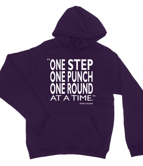 One Step, One Punch, One Round Box Pulóver - Sport