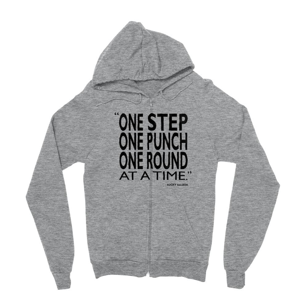 One Step, One Punch, One Round Zipzáros Pulóver