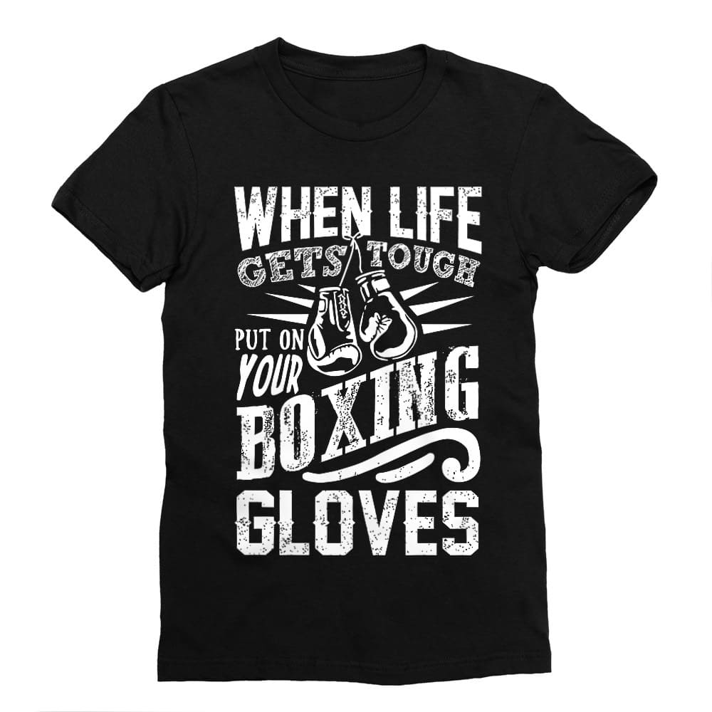 Put on your boxing gloves Férfi Testhezálló Póló
