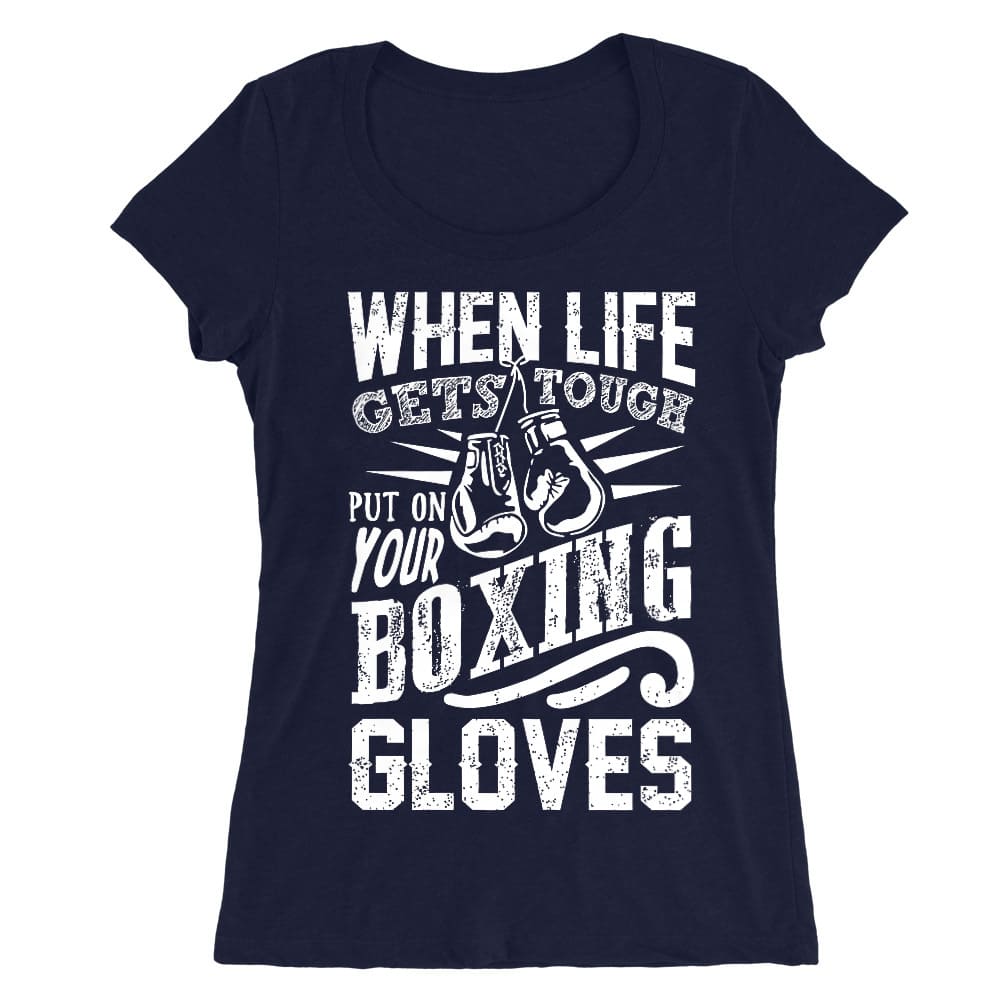 Put on your boxing gloves Női O-nyakú Póló