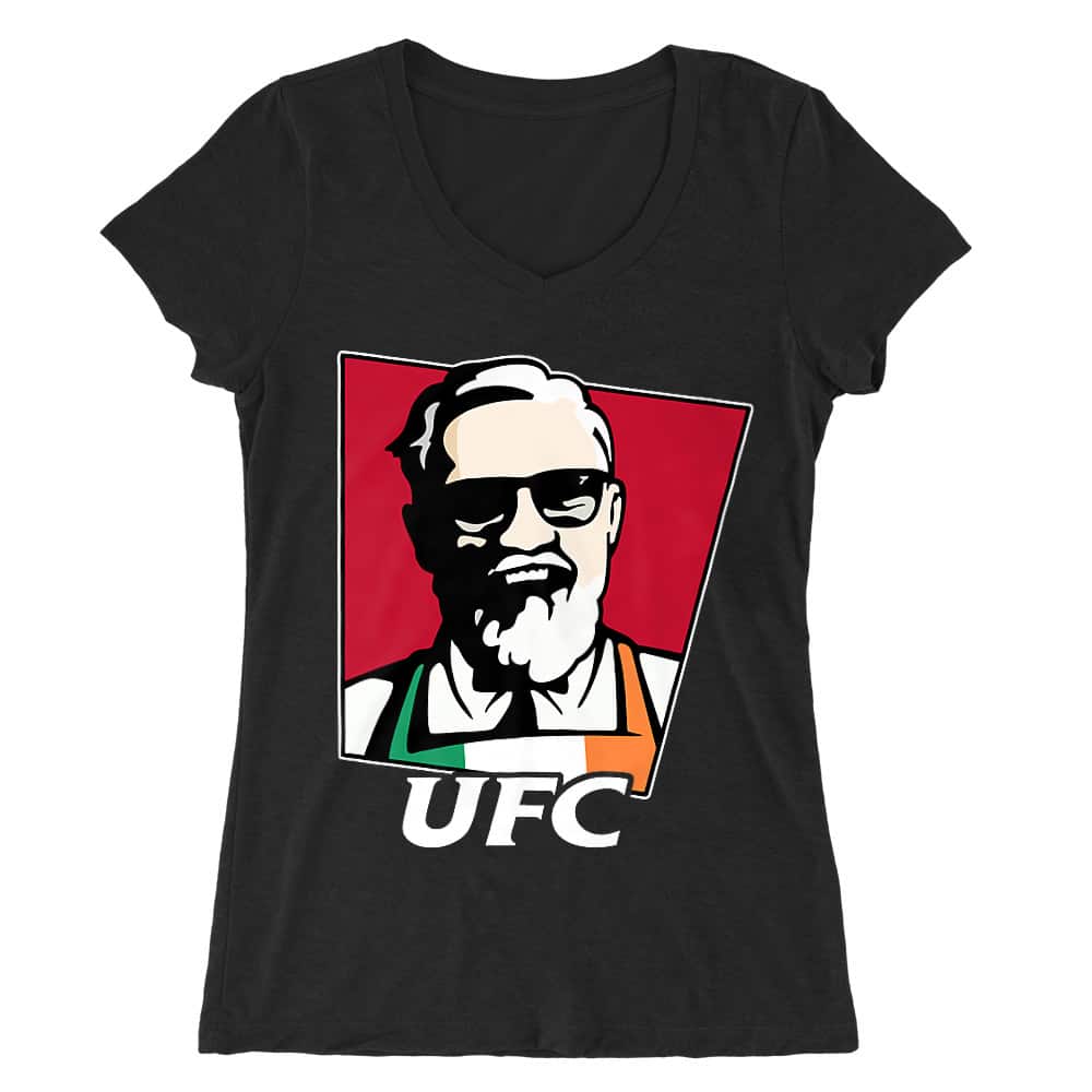 UFC Női V-nyakú Póló