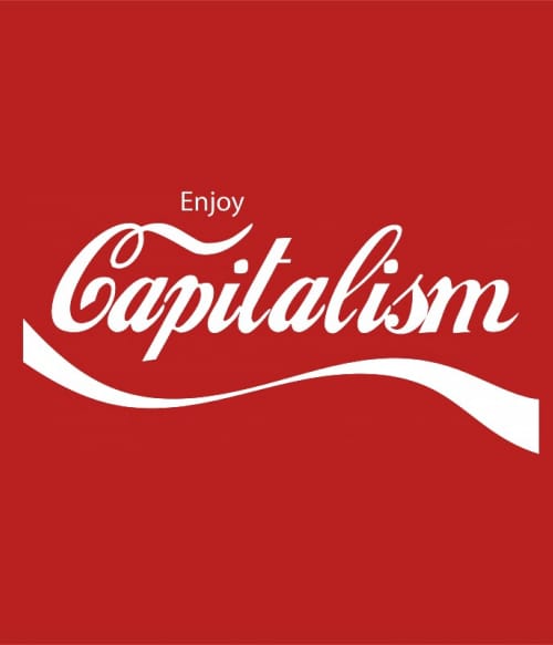 Capitalism Márkaparódia Pólók, Pulóverek, Bögrék - Poénos