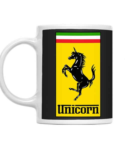 Unicorn Ferrari Márkaparódia Bögre - Poénos