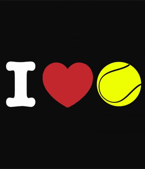 I love tennis Ütős Pólók, Pulóverek, Bögrék - Ütős
