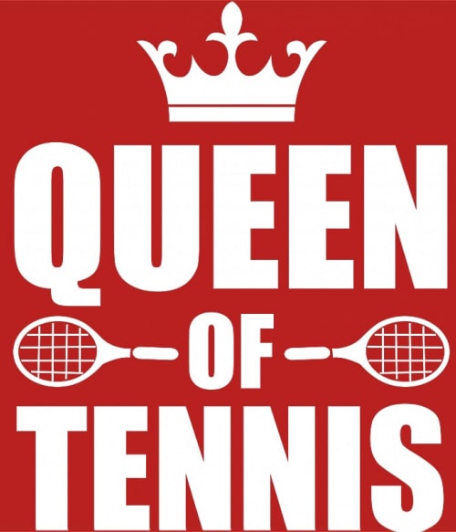 Queen of tennis Ütős Pólók, Pulóverek, Bögrék - Ütős