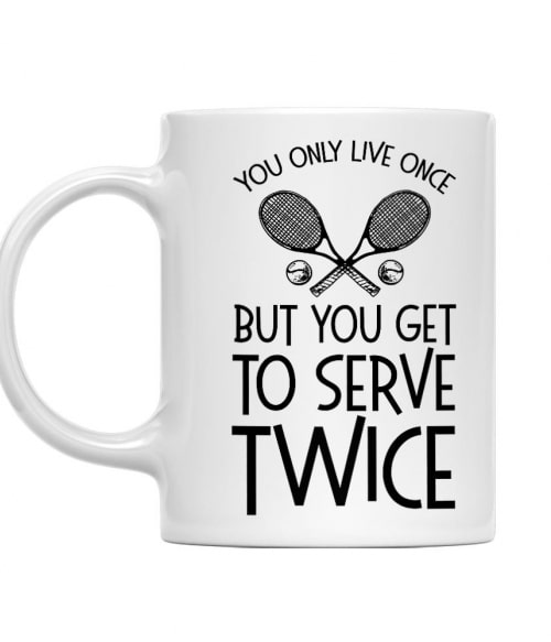 Serve twice Tenisz Bögre - Ütős
