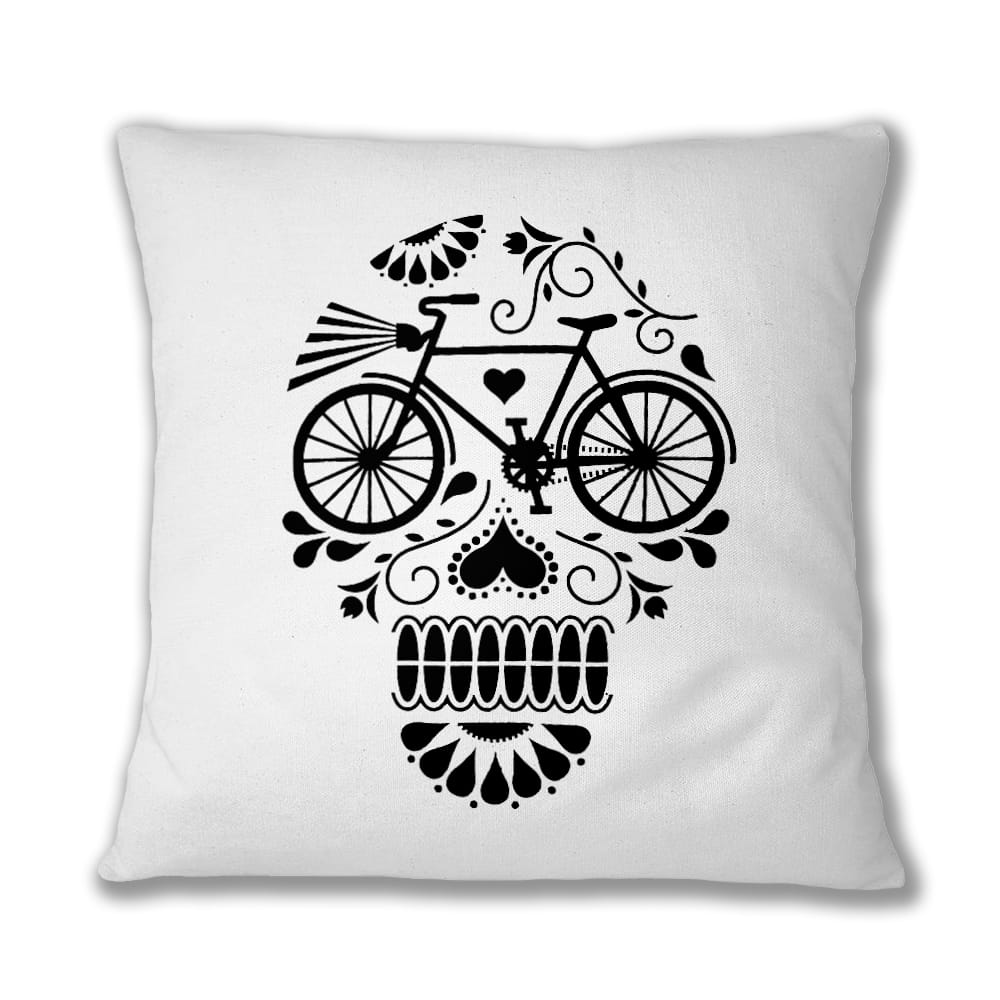 Bicycle Skull Párnahuzat