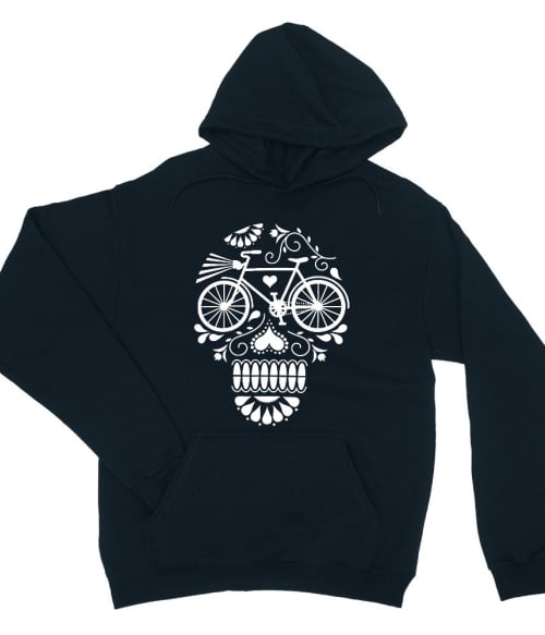 Bicycle Skull Biciklis Pulóver - Szabadidő