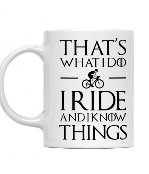 I Ride and I Know Things Biciklis Bögre - Szabadidő