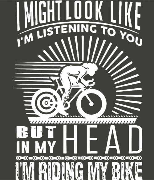 I'm Riding My Bike Szabadidő Pólók, Pulóverek, Bögrék - Szabadidő