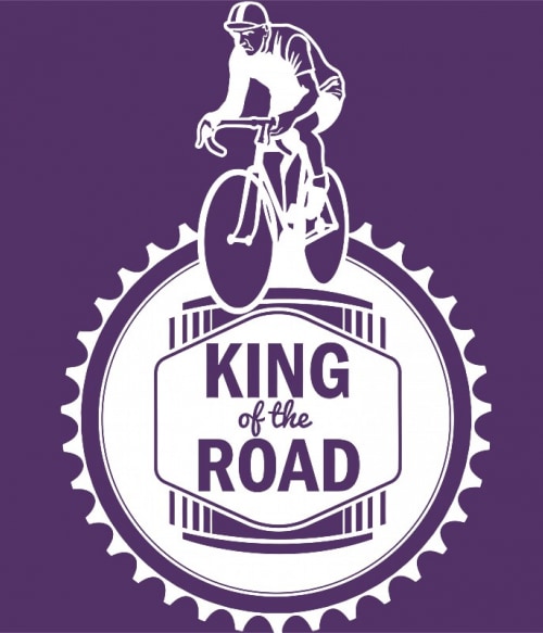 King of the Road Biciklis Biciklis Biciklis Pólók, Pulóverek, Bögrék - Szabadidő