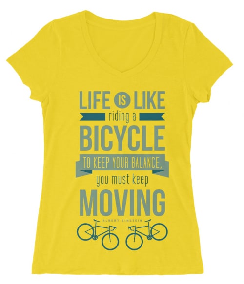 Life is Like Ride a Bicycle Póló - Ha Bicycle rajongó ezeket a pólókat tuti imádni fogod!