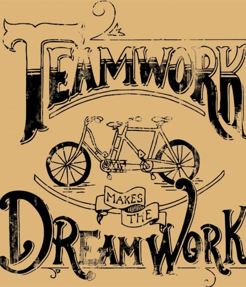 Teamwork, Dreamwork Biciklis Biciklis Biciklis Pólók, Pulóverek, Bögrék - Szabadidő