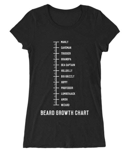 Beard Growth Chart Póló - Ha Beard rajongó ezeket a pólókat tuti imádni fogod!