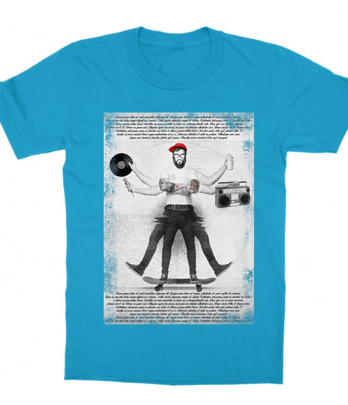 Skate Da Vinci Póló - Ha Skateboard rajongó ezeket a pólókat tuti imádni fogod!
