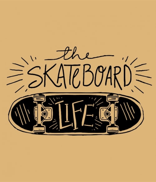 The Skateboard Life Gördeszkás Pólók, Pulóverek, Bögrék - Szabadidő