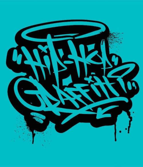Hip Hop graffiti Graffiti Pólók, Pulóverek, Bögrék - Művészet