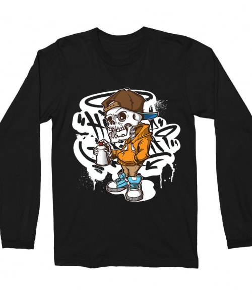 Hip Hop skull Póló - Ha Graffiti rajongó ezeket a pólókat tuti imádni fogod!