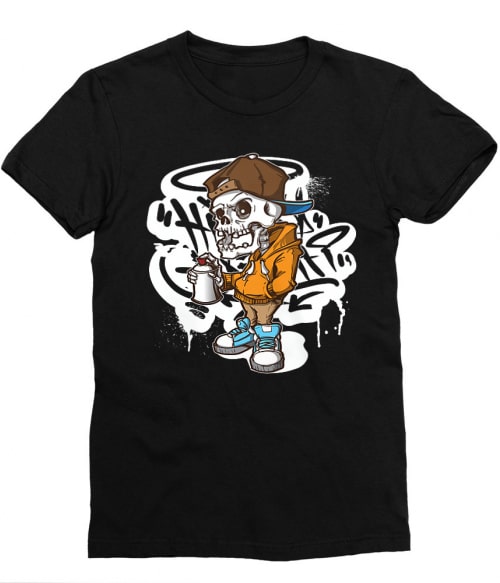 Hip Hop skull Póló - Ha Graffiti rajongó ezeket a pólókat tuti imádni fogod!