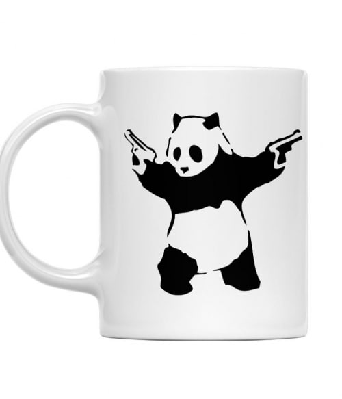 Panda with guns Művészet Bögre - Művészet