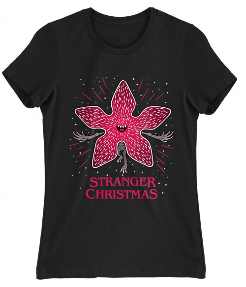 Stranger Christmas Sorozatos Női Póló - Stranger Things