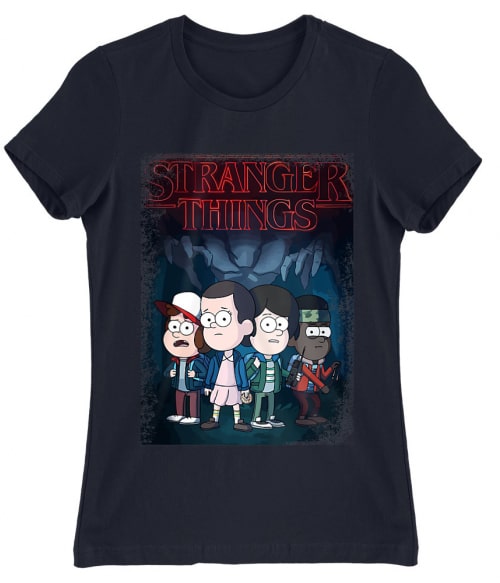 Stranger Gravity Falls Sorozatos Női Póló - Stranger Things