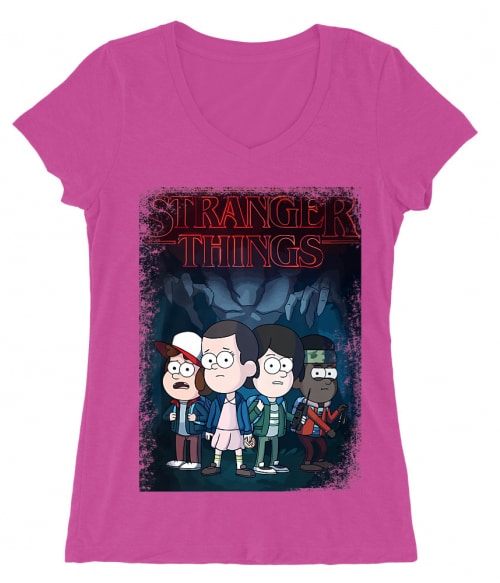 Stranger Gravity Falls Póló - Ha Stranger Things rajongó ezeket a pólókat tuti imádni fogod!