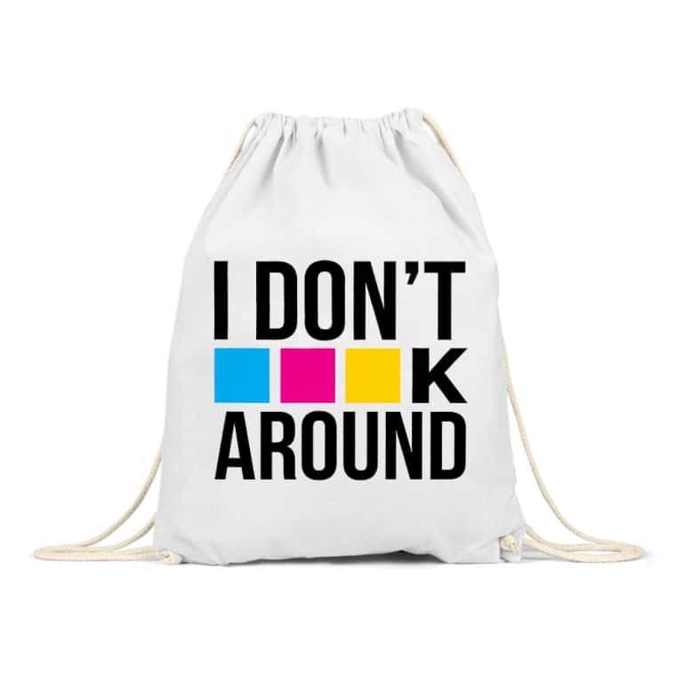 I don't CMYK around