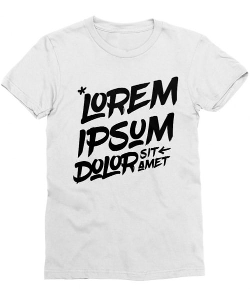 Lorem ipsum Póló - Ha Graphic Designer rajongó ezeket a pólókat tuti imádni fogod!