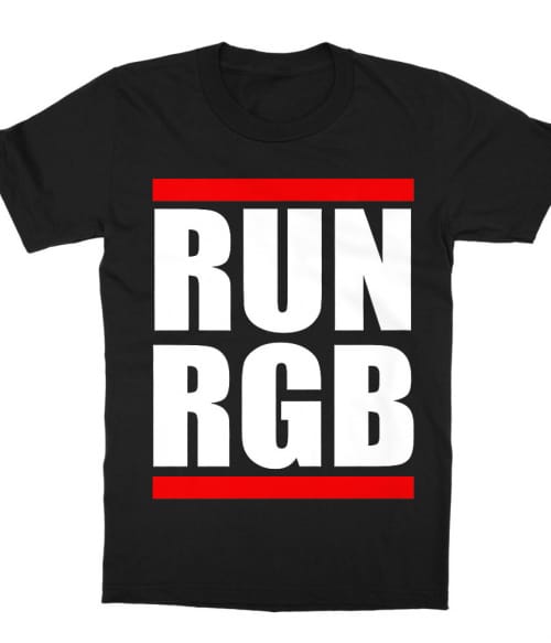 Run RGB Póló - Ha Graphic Designer rajongó ezeket a pólókat tuti imádni fogod!
