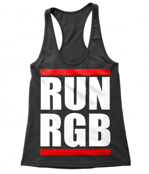 Run RGB Póló - Ha Graphic Designer rajongó ezeket a pólókat tuti imádni fogod!