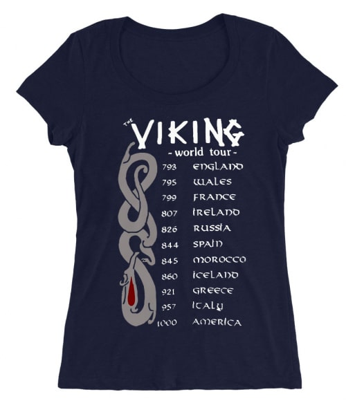 Vikings World Tour Póló - Ha Vikings rajongó ezeket a pólókat tuti imádni fogod!