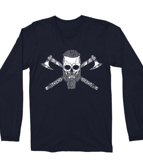 Viking skull Póló - Ha Vikings rajongó ezeket a pólókat tuti imádni fogod!