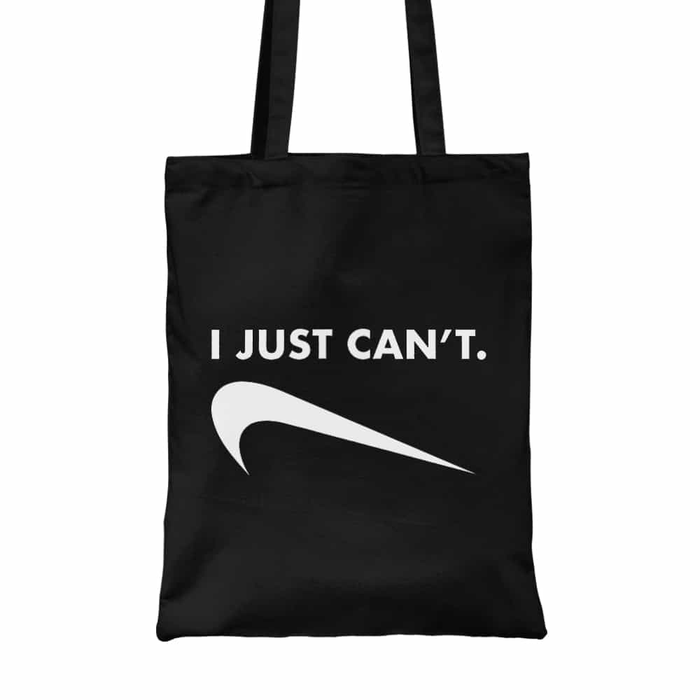 I just can't Vászontáska
