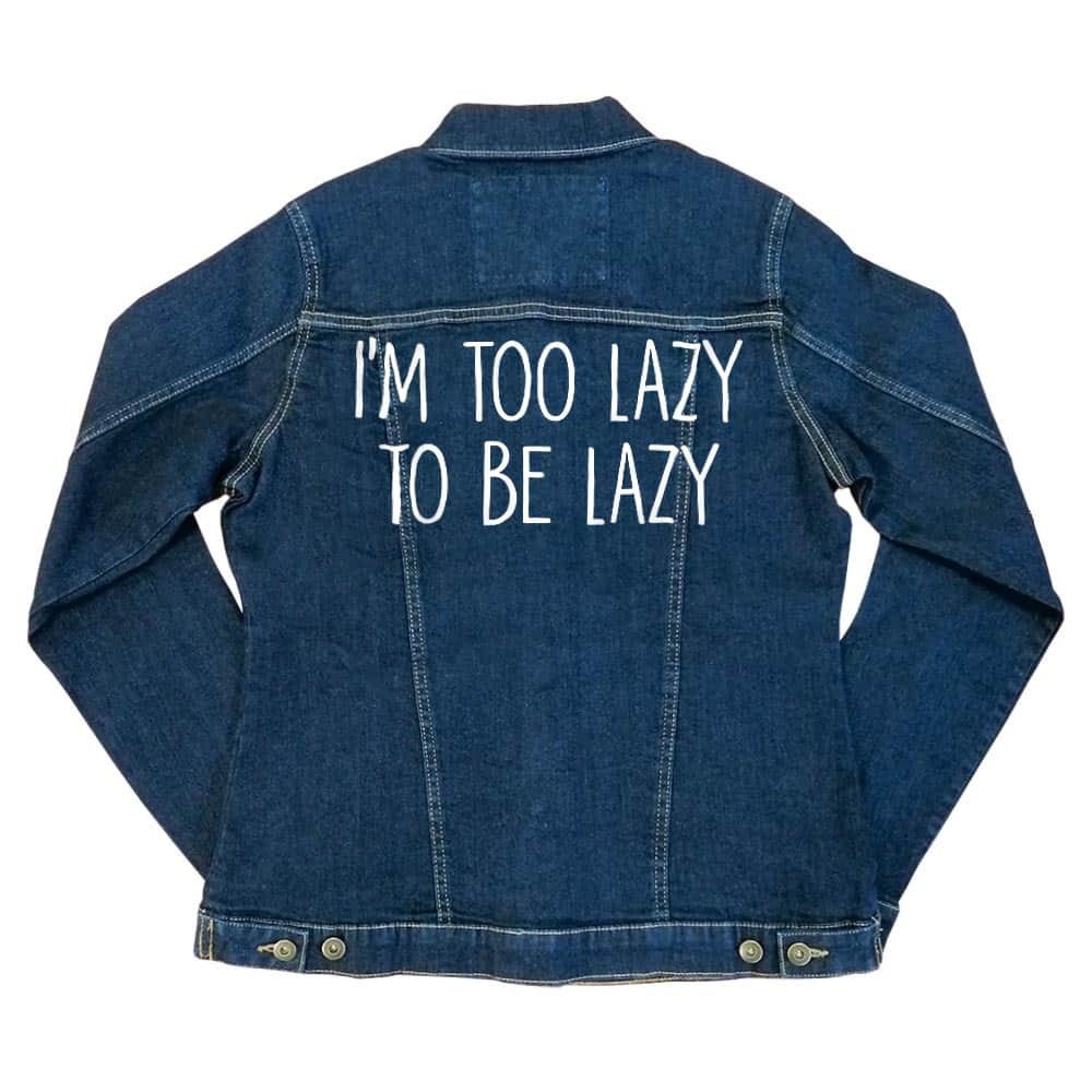 I'm too lazy Női Farmerkabát