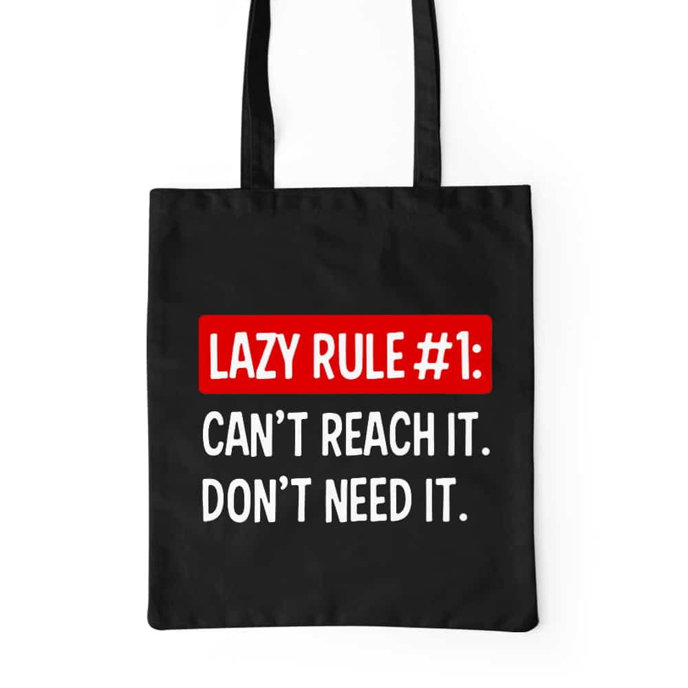 Lazy rule #1 Prémium Vászontáska