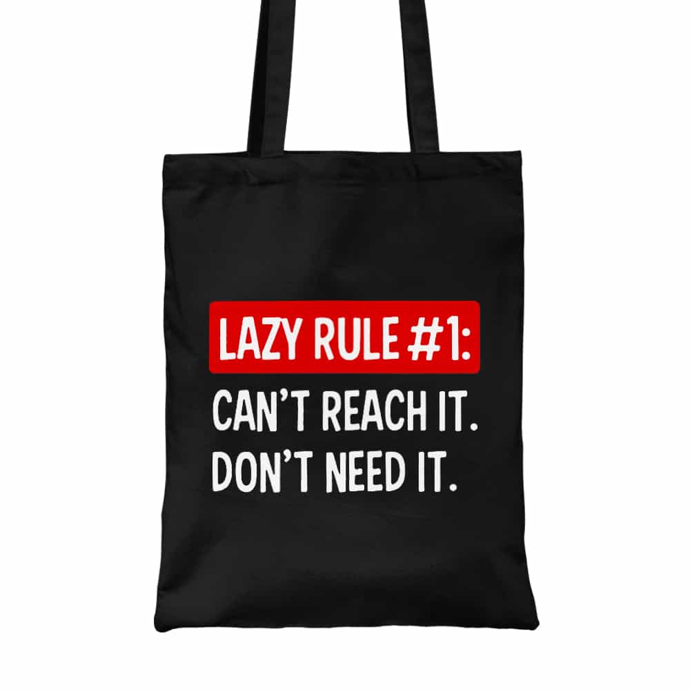 Lazy rule #1 Vászontáska
