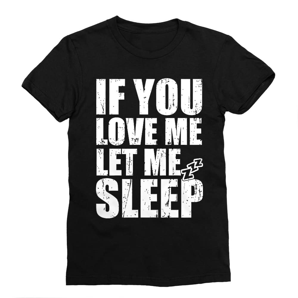 Let me sleep Férfi Testhezálló Póló