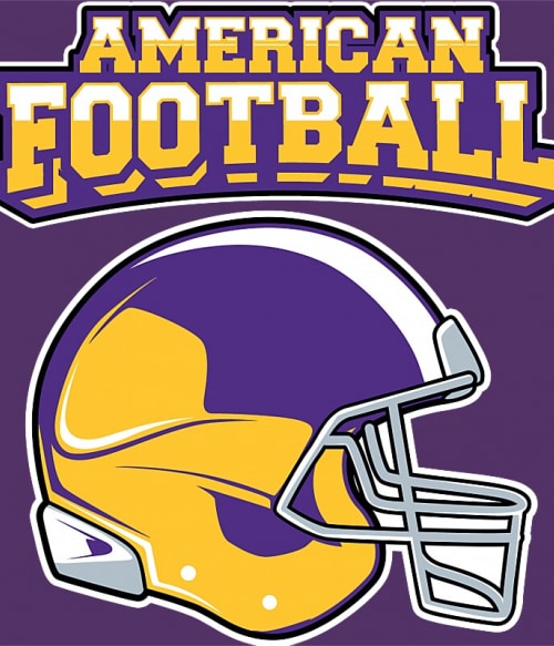 American Football Vikings Amerikai foci Pólók, Pulóverek, Bögrék - Sport