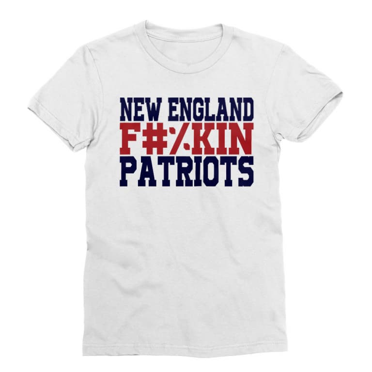 New England fuckin patriots - Férfi Testhezálló Póló