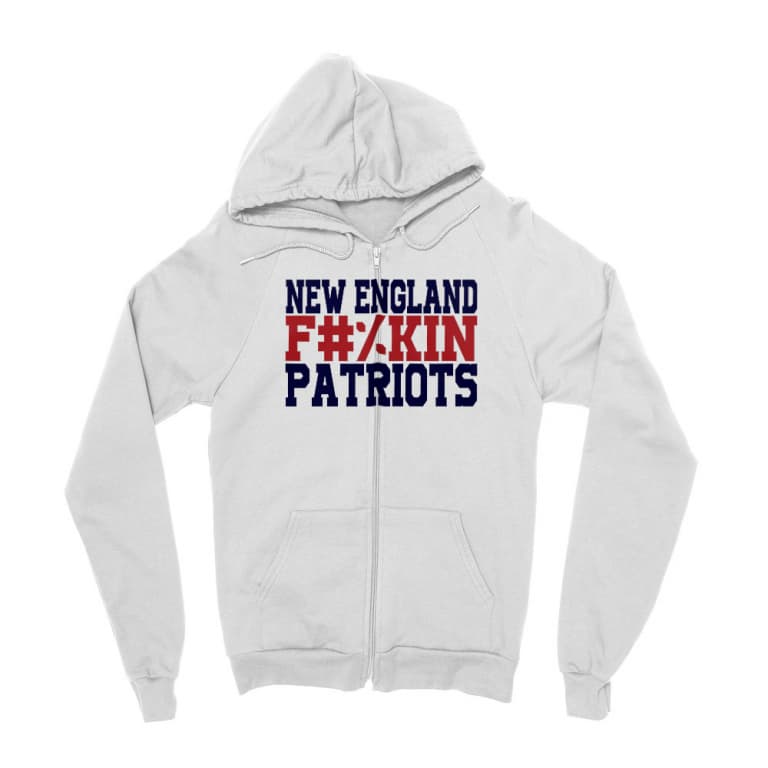 New England fuckin patriots - Zipzáros Pulóver