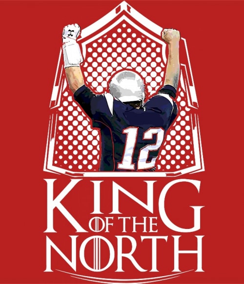 Patriots king of the north Amerikai foci Pólók, Pulóverek, Bögrék - Sport