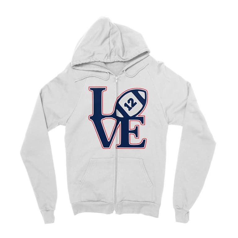 Patriots love - Zipzáros Pulóver